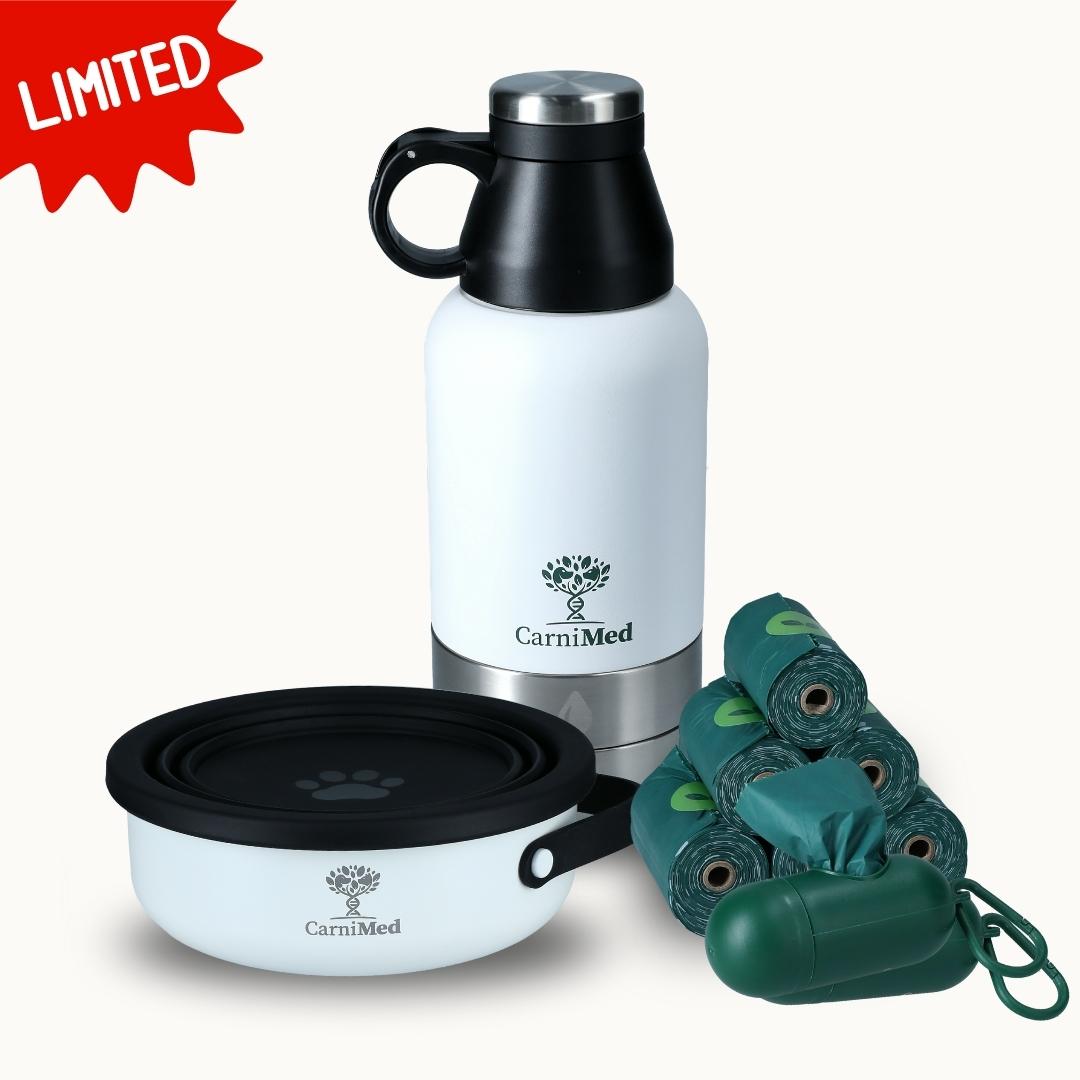 CarniMed Geschenkset - Trinkflasche - Reisenapf - Kotbeutelset CarniMed Geschenkset - Trinkflasche - Reisenapf - Kotbeutelset